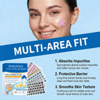 Cuvante star and heart hydrocolloid pimple patches 240 pack