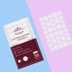 Cuvante clear hydrocolloid pimple patch close-up