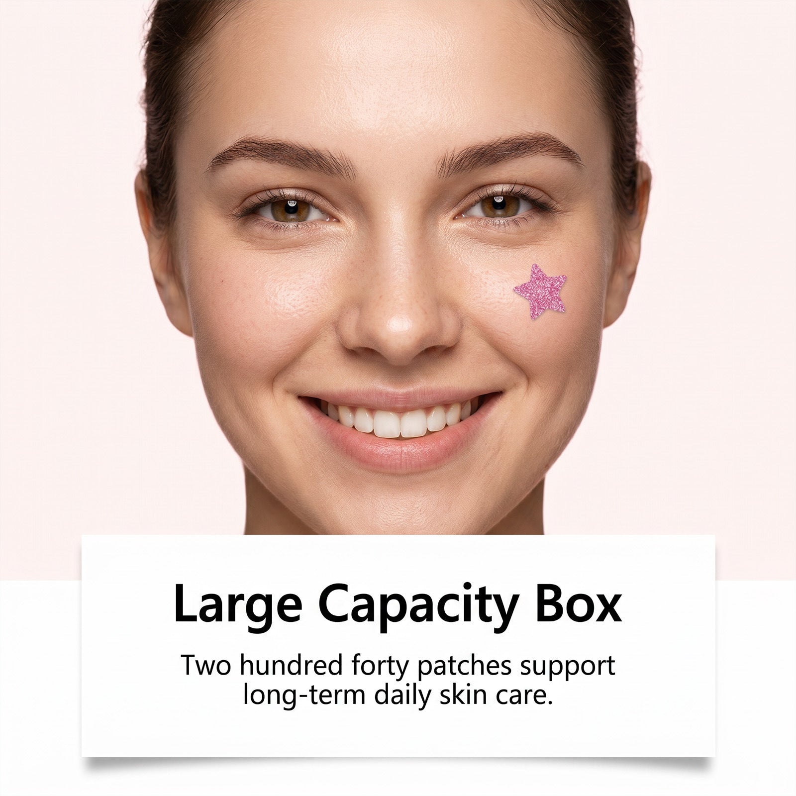 Cuvante star and heart hydrocolloid patch detail
